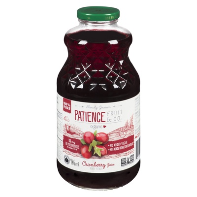 PATIENCE ORG CRANBERRY JUICE