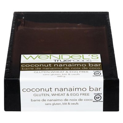 WENDEL'S Gluten Free NANAIMO BAR