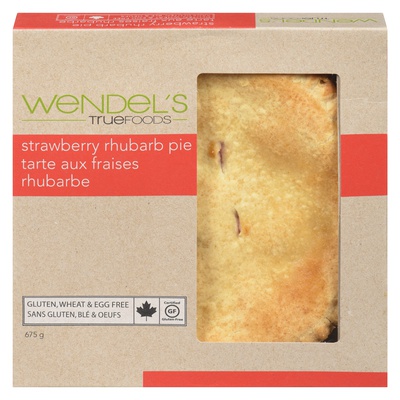 Wendel's  Truefoods - Strawberry Rhubarb Pie (Gluten Free)