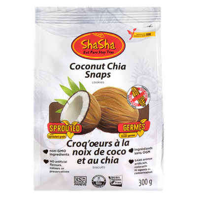 ShaSha - Coconut Chia Snap Cookie