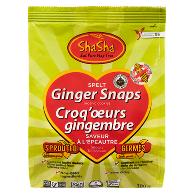 Sha Sha - Organic Spelt Ginger Snap Cookies