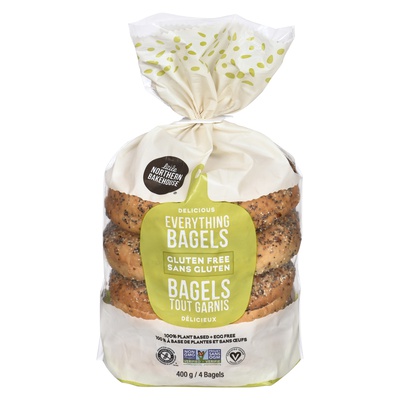 LITTLE NORTHERN BAKE Gluten Free BAGELS EVERYTHNG