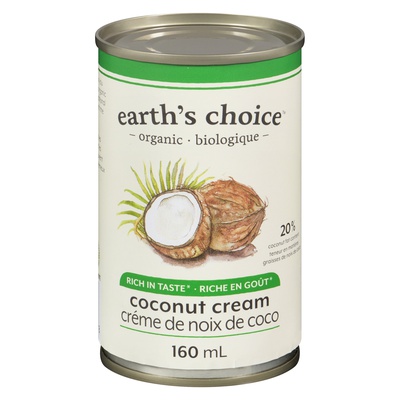 EARTHS CHOICE ORGANIC COCONUT CREAM