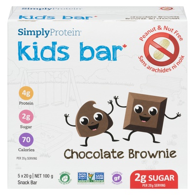 SIMPLY PROTEIN KID BAR CHOCOLATE BROWNIE