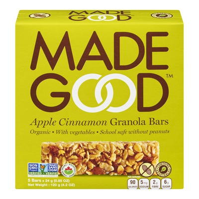 MADEGOOD APPLE CINN GRNLA BAR