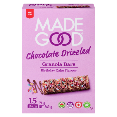Made Good -  Birthday Cake Drizzled Granola Bars