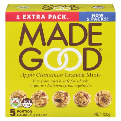 Made Good - Mini Apple Cinnamon Granola Bars