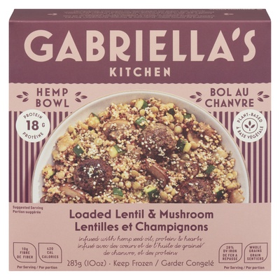 GABRIELLAS KITCHEN HEMP BOWL LOAD LENTIL