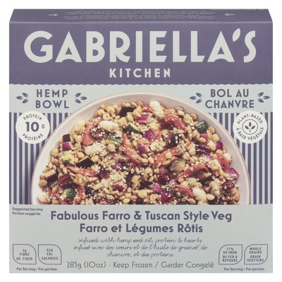 GABRIELLAS KITCHEN HEMP BOWL LOAD FARRO