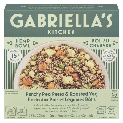 GABRIELLAS KITCHEN HEMP BOWL PUNCHY PEA