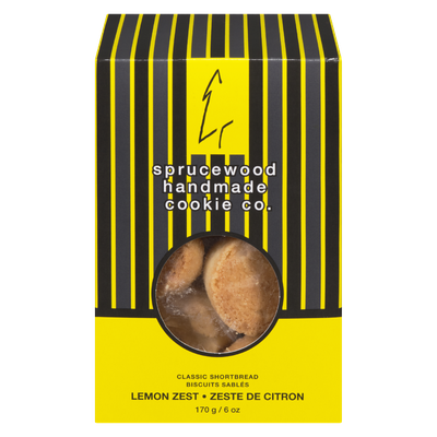Sprucewood - Lemon Zest Classic Shortbread Cookies