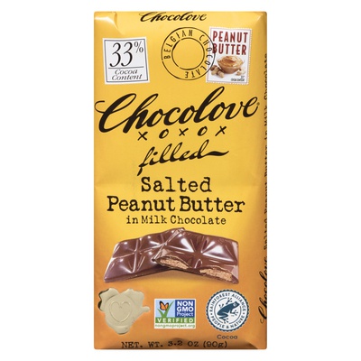 Chocolove - Salted Peanut Butter in 33% Milk Chocolate