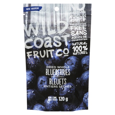 WILD COAST DRIED BLUEBERRIES