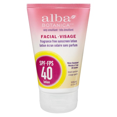 ALBA FRAGRANCE FREE FACE SUNSCREEN SPF40
