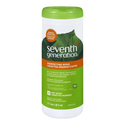 Seventh Generation - Lemongrass Citrus Disinfecting Wet Wipes
