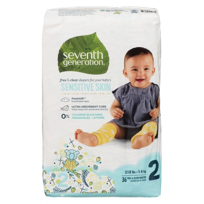 Seventh Generation - Chlorine Free Diapers - #2