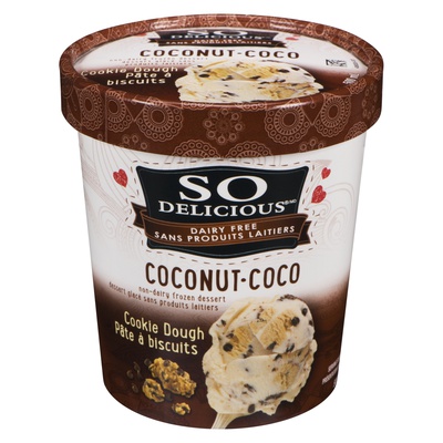 So Delicious Coconut Milk Ice Cream - Cookie Dough