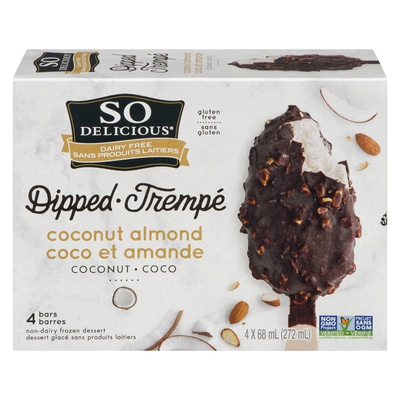 SO Delicious - Dairy Free Dipped Coconut Almond Bars