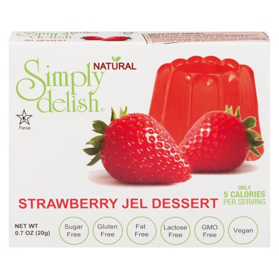 SIMPLY DELISH STRABERRY JELLY DESSERT