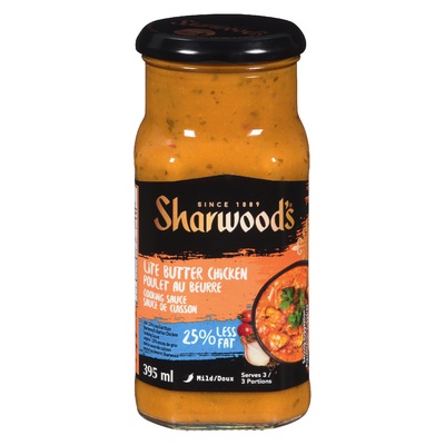 SHARWOODS LITE SAUCE BUTTER CHICKEN