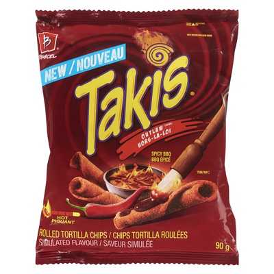 TAKIS CHIPS SPICY OUTLAW BBQ