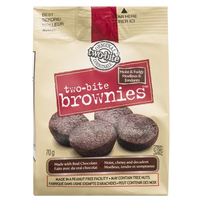 TWO BITE BROWNIES