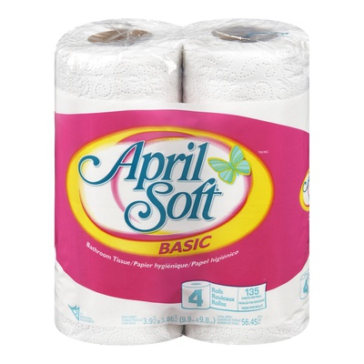 APRIL BATHROOM TISSUE SOFT