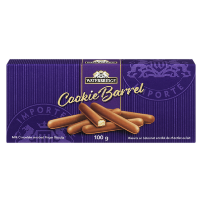 WATERBRIDGE COOKIE BRL MILK CHOC FINGERS
