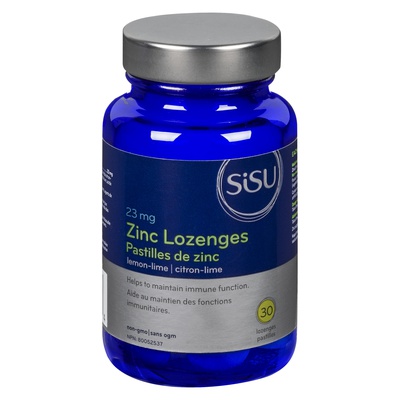 Sisu Zinc Lozanges lemon-lime 23 mg 