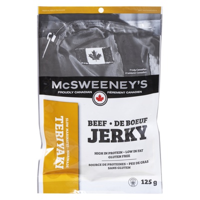 MCSWEENY'S BEEF JERKY TERIYAKI