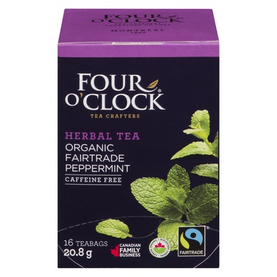 FOUR O'CLOCK ORG HERBAL TEA PEPPERMINT