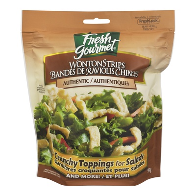 FRESH GORMET WONTON STRIPS-AUTHENTIC