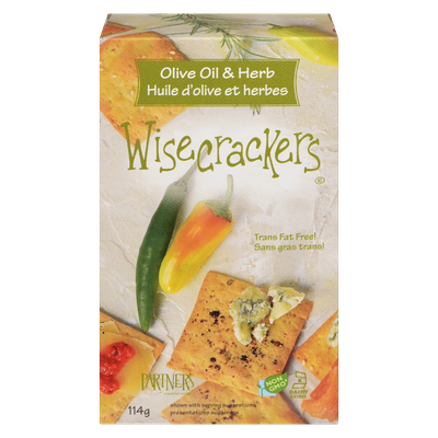 Wisecrackers - Olive Oil & Herb Crackers