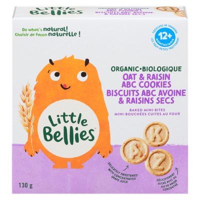 LB - Organic Oat Raisin ABC Cookies