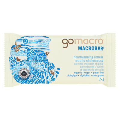 Gomacro - Macrobar - Heartwarming Retreat Oatmeal Chocolate Chip