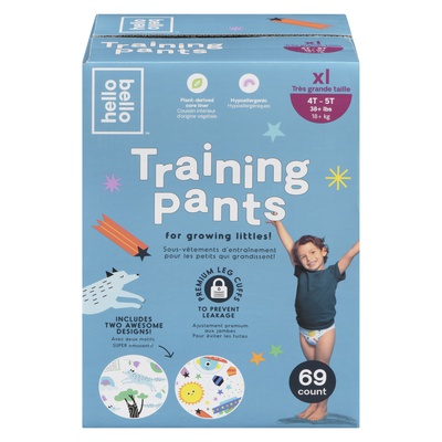 Hello Bello - Extra Large Training Pants - 4T - 5T