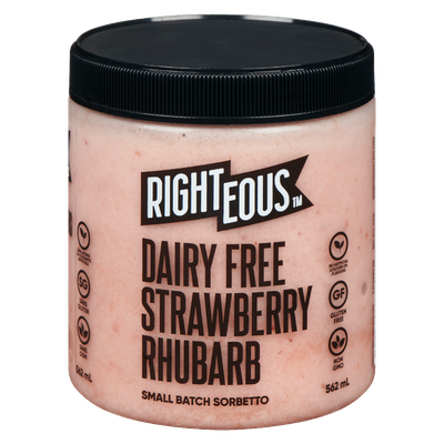 Righteous - Strawberry Rhubarb Sorbetto