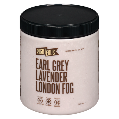 Righteous Gelato - Lavender London Fog Gelato