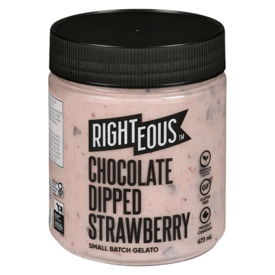 Righteous Gelato - Chocolate Dipped Strawberry