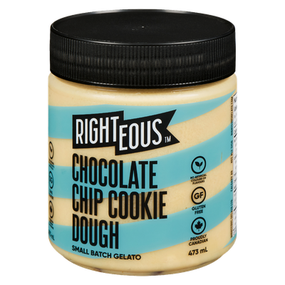 Righteous - Gelato - Chocolate Chip Cookie Dough