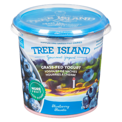 Tree Island - Grass Fed Blueberry Yogurt