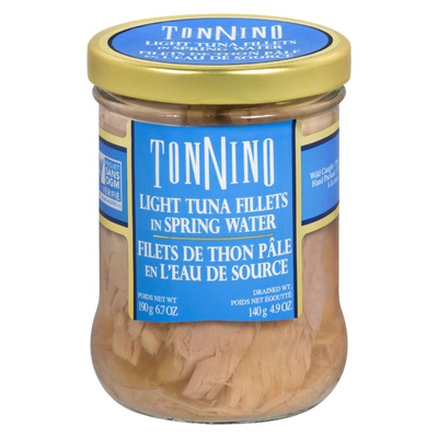 TONNINO TUNA FILLETS IN WATER