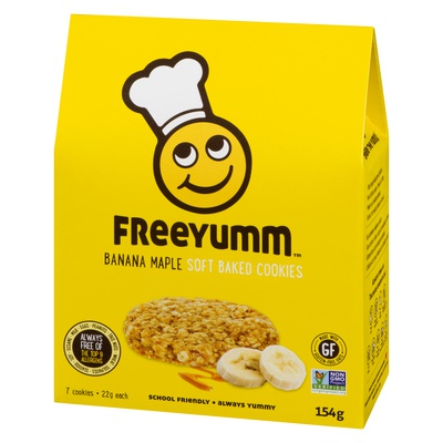 FREEYUMM BANANA MAPLE COOKIES