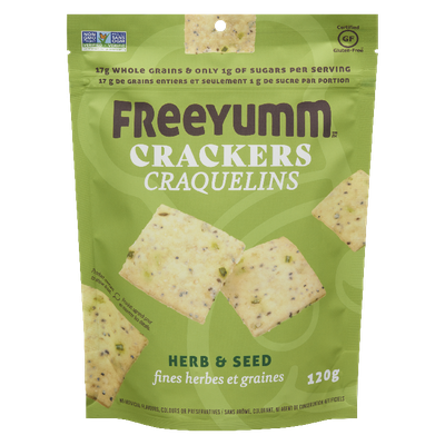 Freeyumm - Herb and Seed Crackers