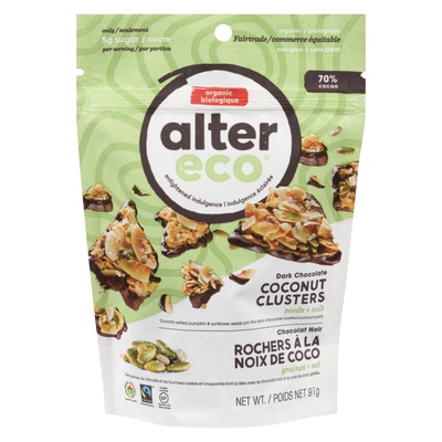 ALTER ECO COCONUT CLUSTERS SEED & SALT