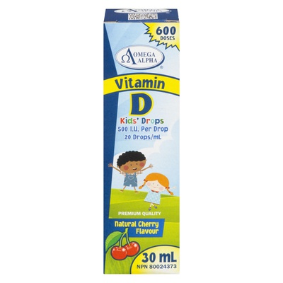 Omega Alpha - Liquid Vitamin D Drops for Kids