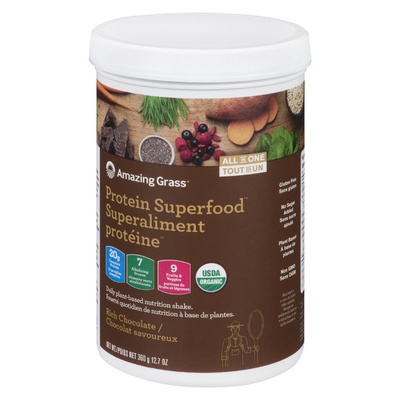 AMZNG GRSS RICH CHOC PROTEIN