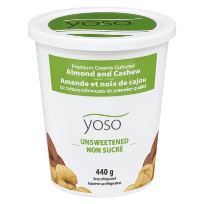 YOSO ALMOND CASHEW YOGURT UNSWEETENED