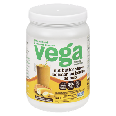 Vega - Banana & Peanut Butter Nut Butter Blender Free Shake Mix