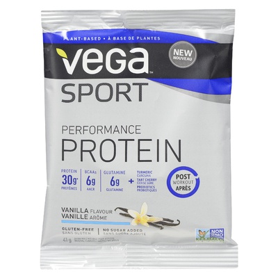 Vega - Single Serve Vanilla Sport Protein Packet Post Work Out
